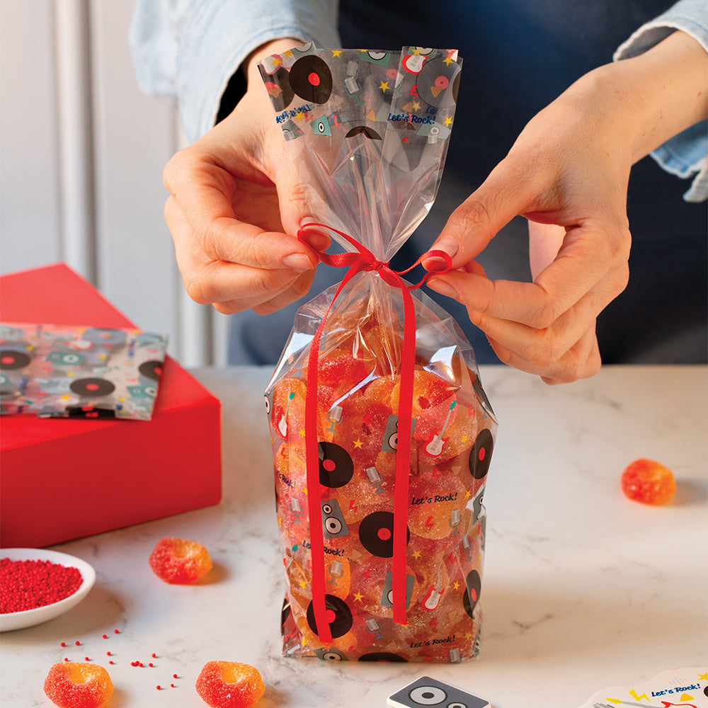 Sachets à fond rigide Let's Rock (10 pièces)