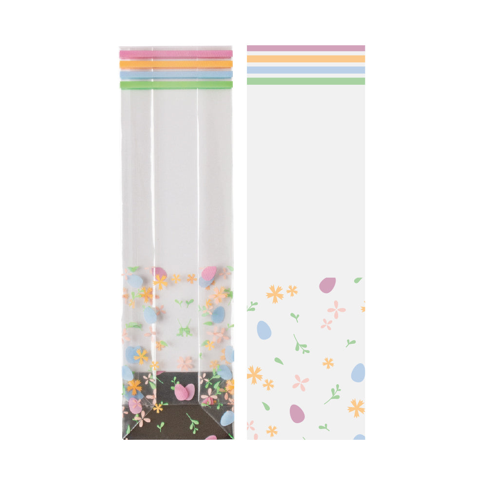 Sachets à fond rigide Fleurs et œufs (10 pièces)