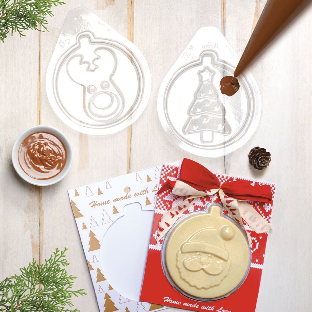 Moule à chocolat - Carte de Noël