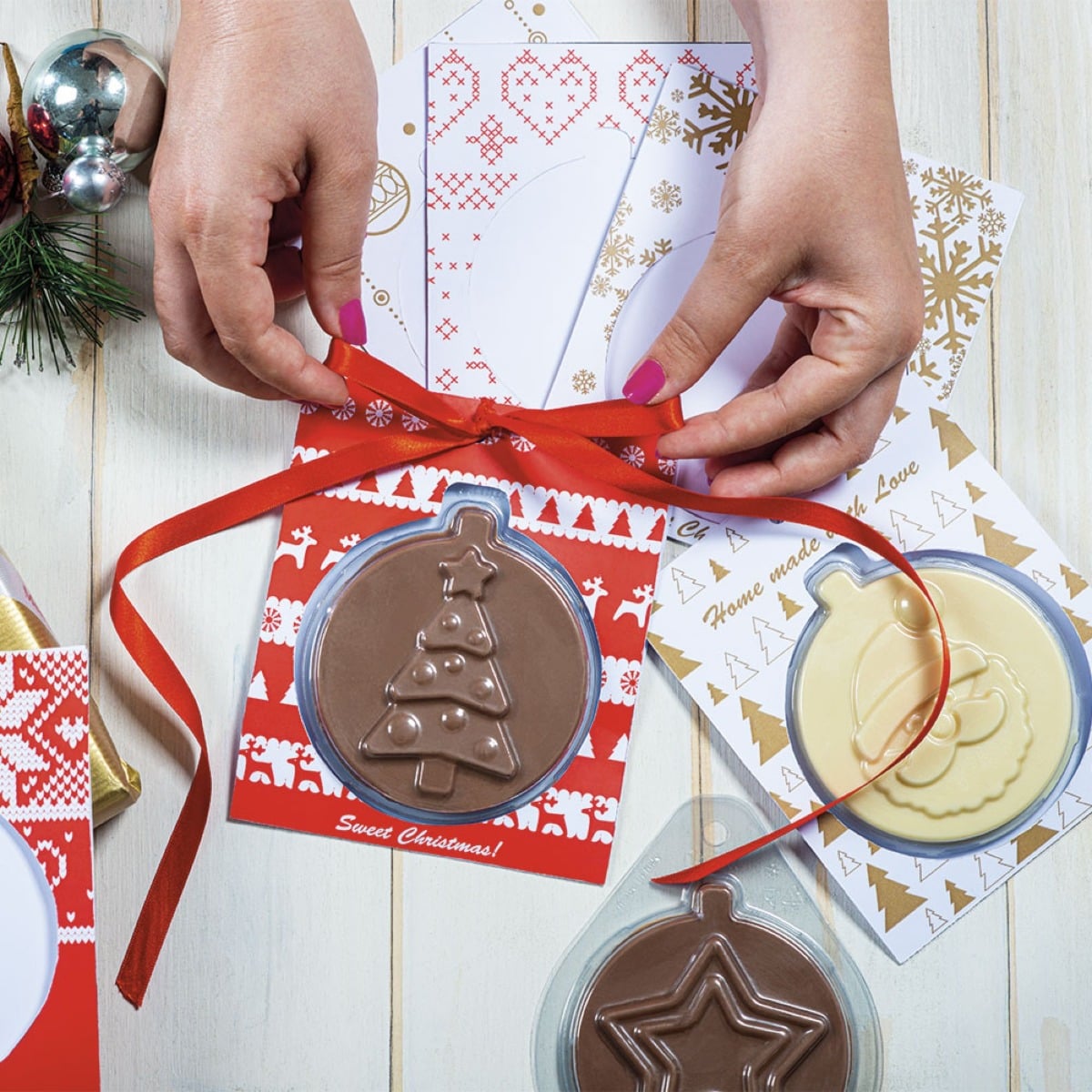 Moule à chocolat - Carte de Noël
