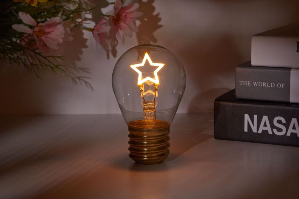 Ampoule LED autonome à motif lumineux