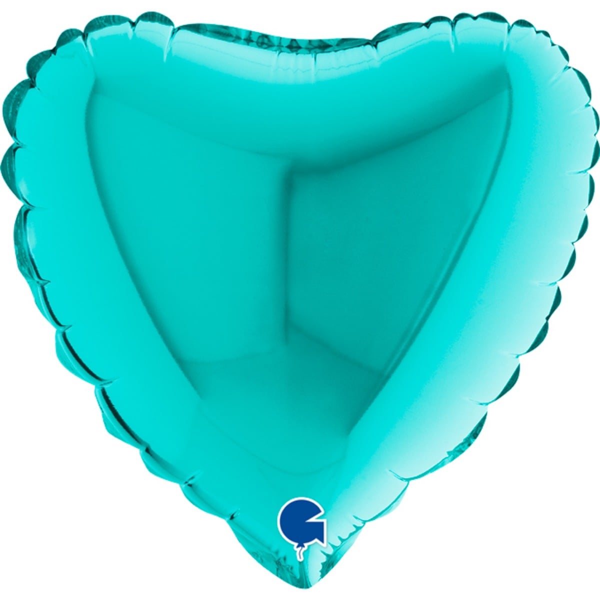 Ballon Alu Cœur Tiffany (22cm)
