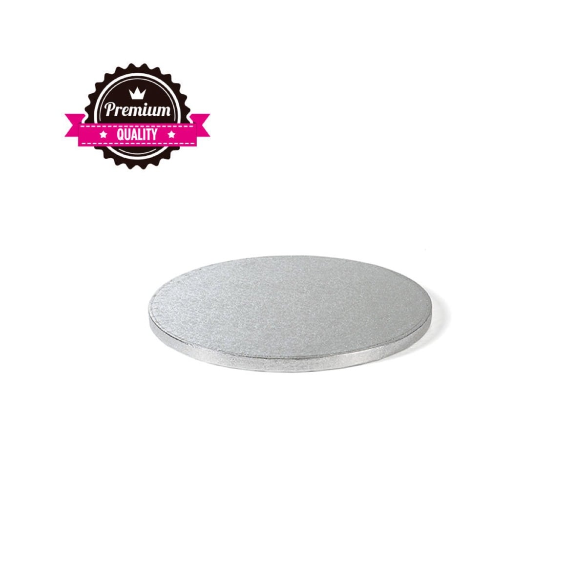 Plateau Rond Argenté 26cm (12mm)