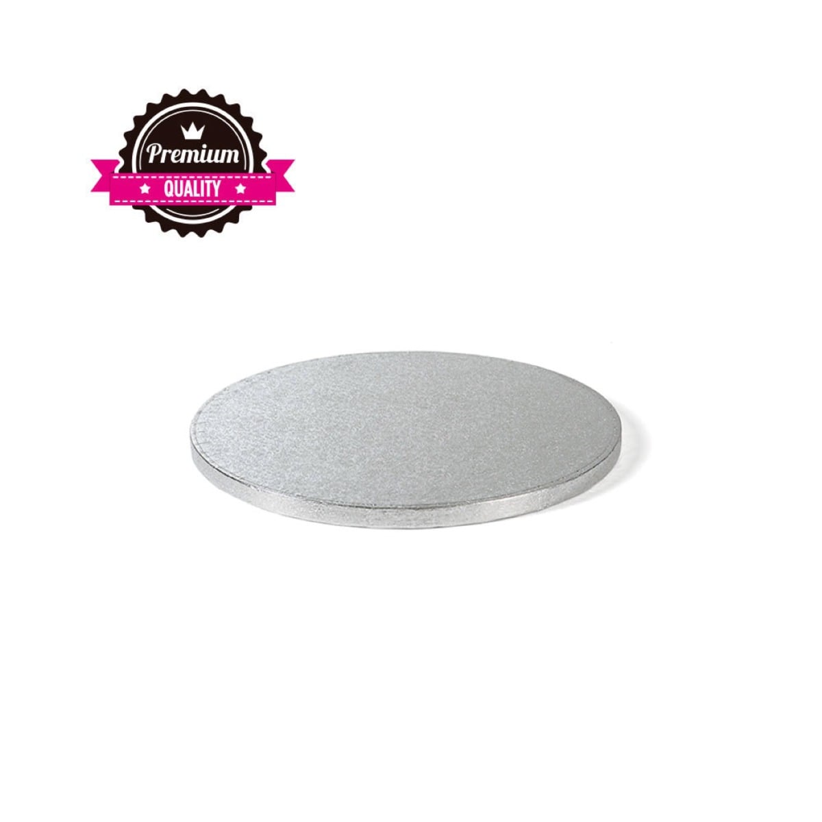 Plateau Rond Argenté 30cm (12mm)