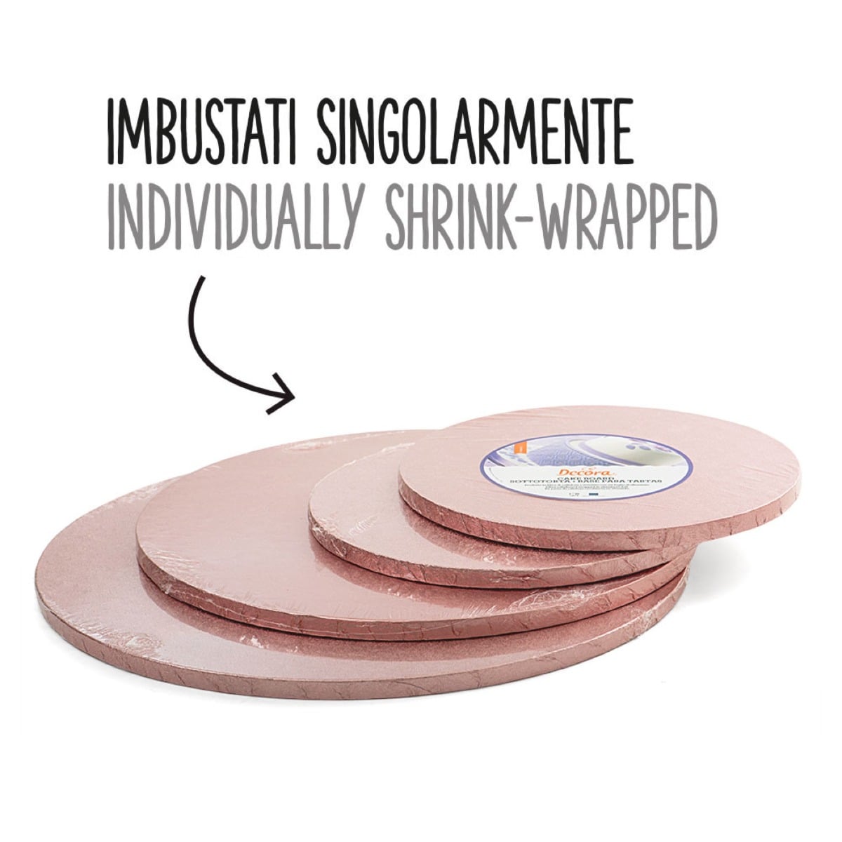 Plateau Rond Rose gold (12mm)