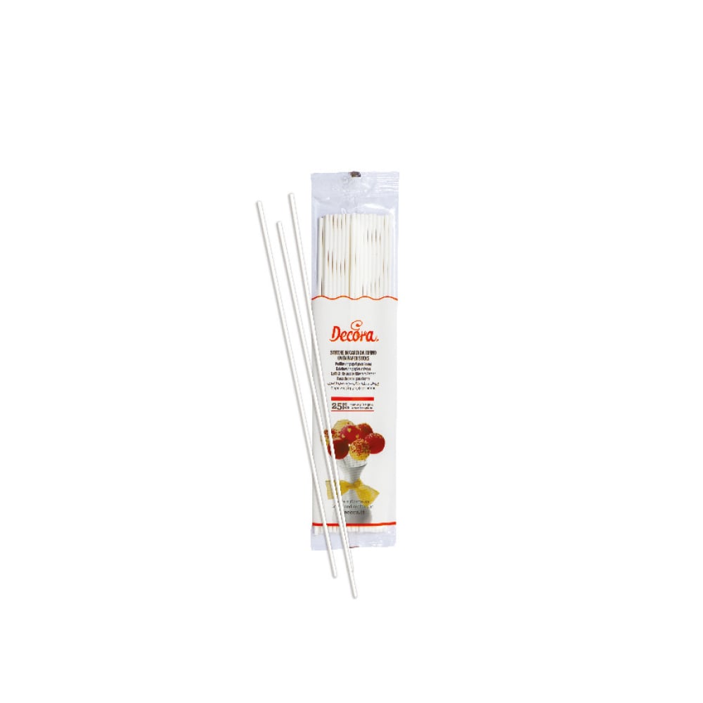 Bâtonnets à cake pops - 15cm (25pcs)