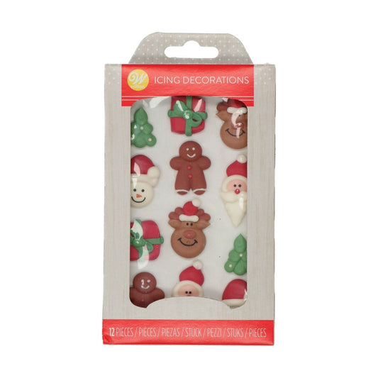 Décorations en sucre - Noël (12pcs)