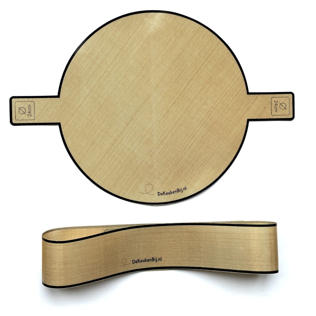 Papier de cuisson en silicone réutilisable rond