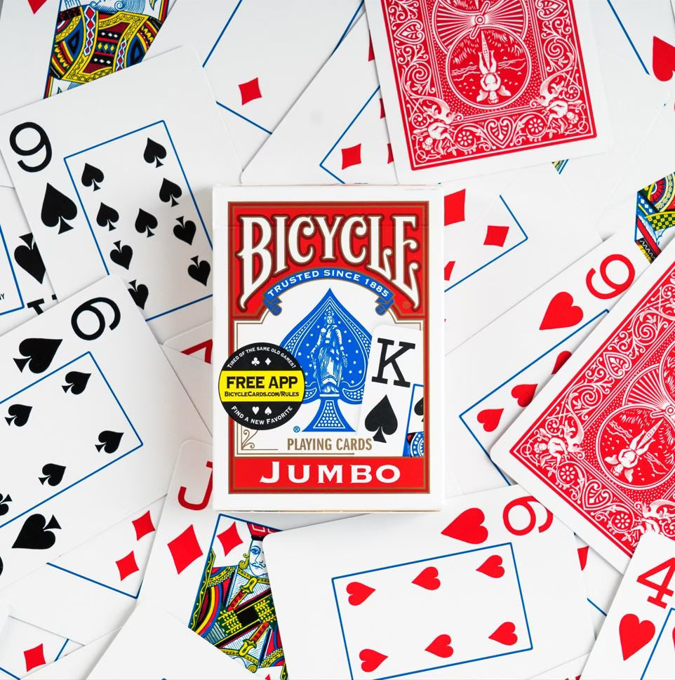 Bicycle Jumbo Playing Cards - Rider Back 2-Pack