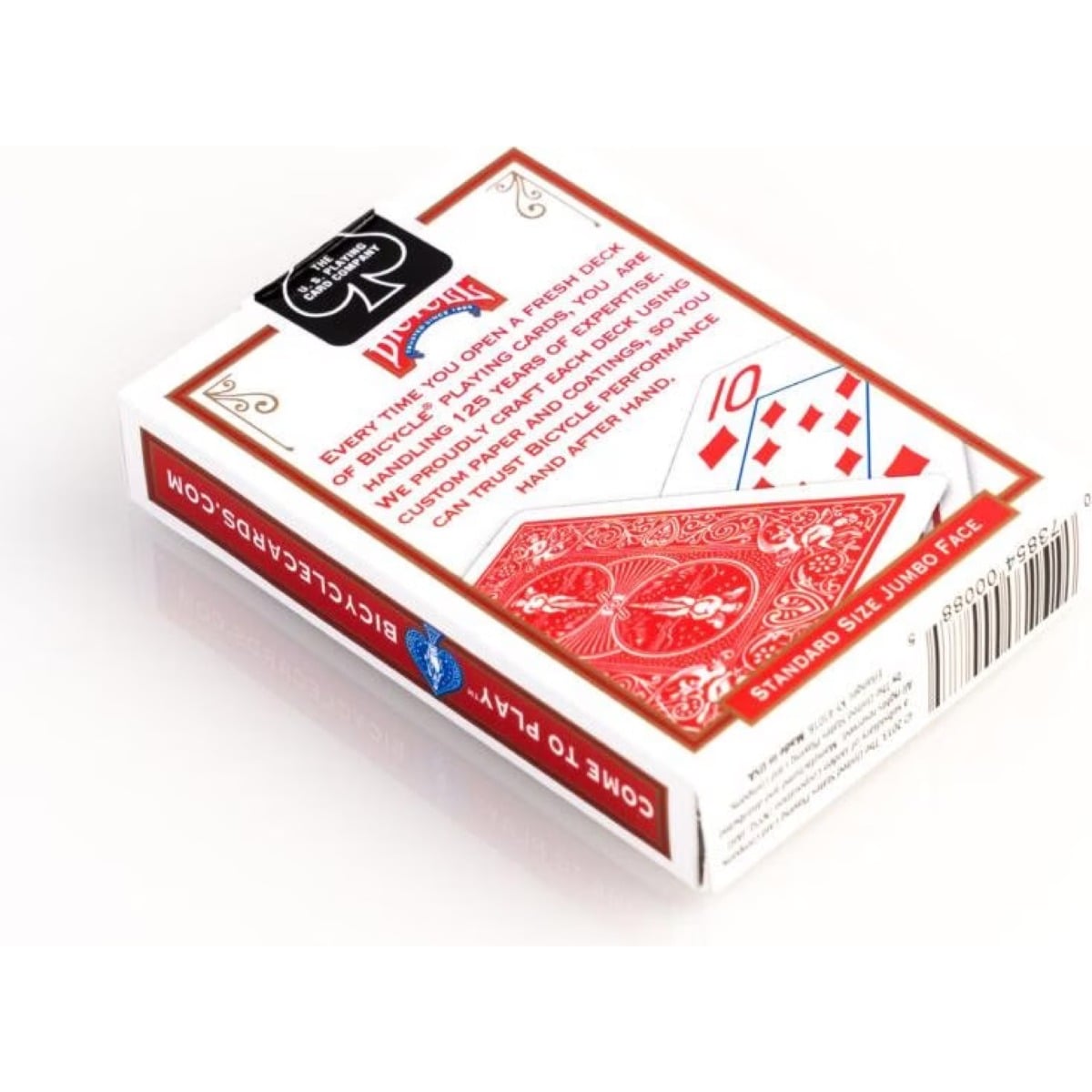 Cartes Bicycle Jumbo - Rider Back 1 Pack - Rouge