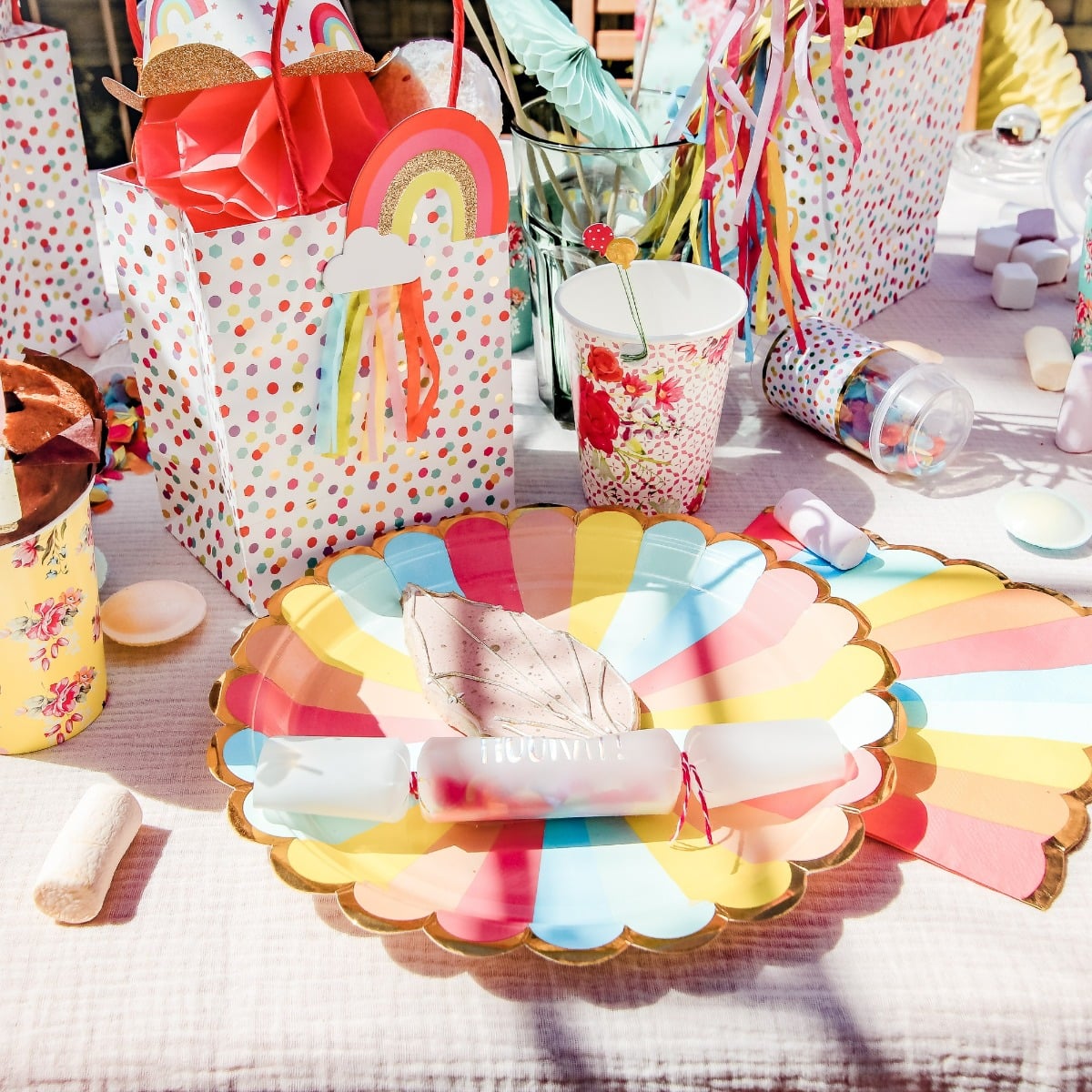 Assiettes Multicolore (8pcs)
