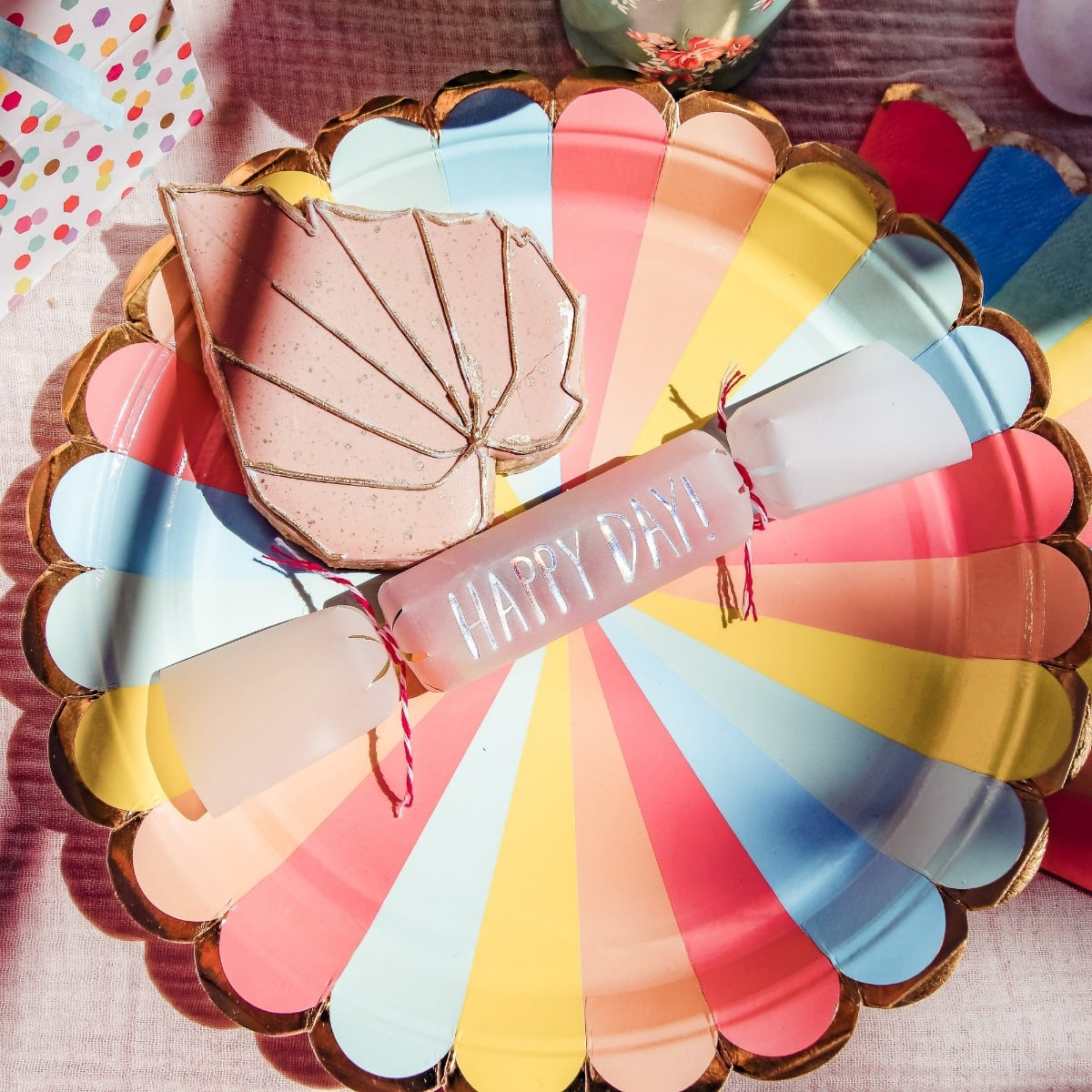 Assiettes Multicolore (8pcs)