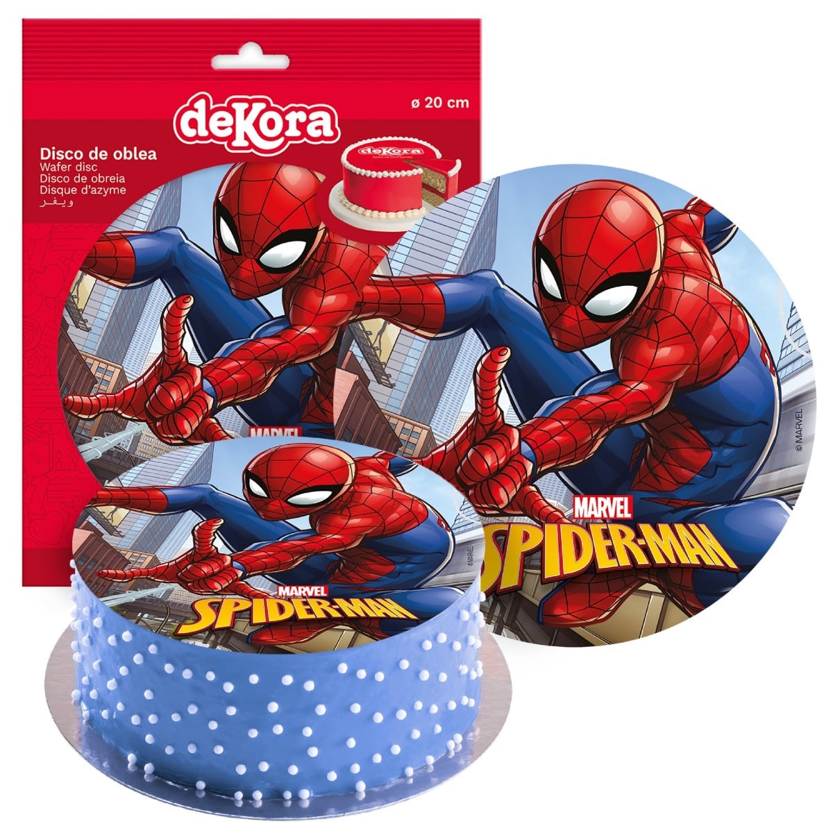 Disque comestible - Spiderman (20cm) 3