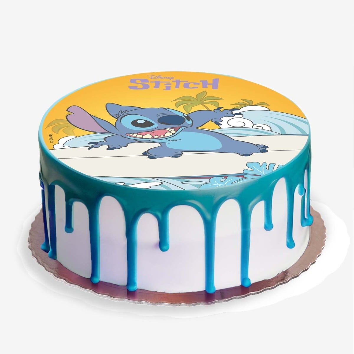 Disque comestible - Stitch 20cm