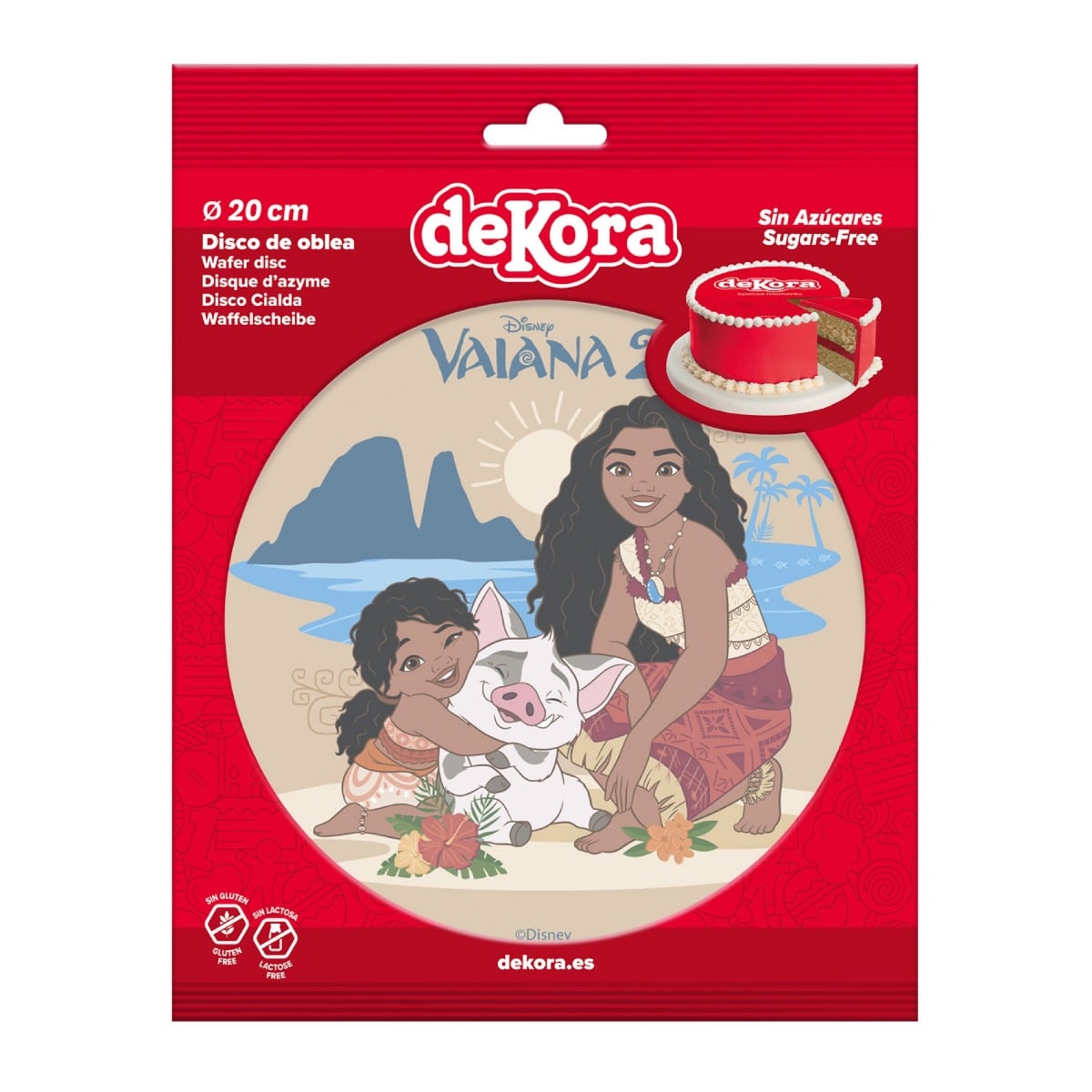 Disque comestible - Vaiana 2 (20cm)