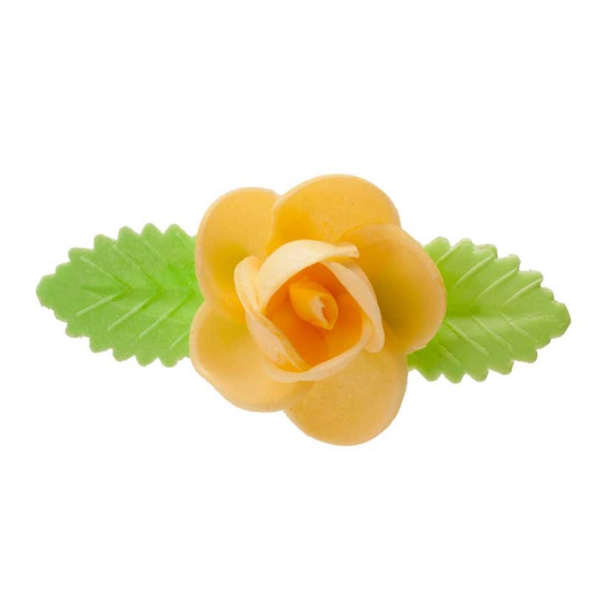 Roses en azyme avec feuilles (50pcs)