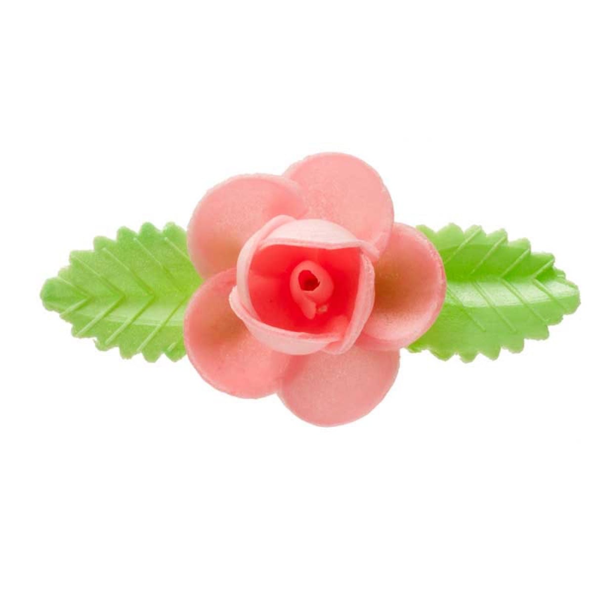 Roses en azyme avec feuilles (50pcs)