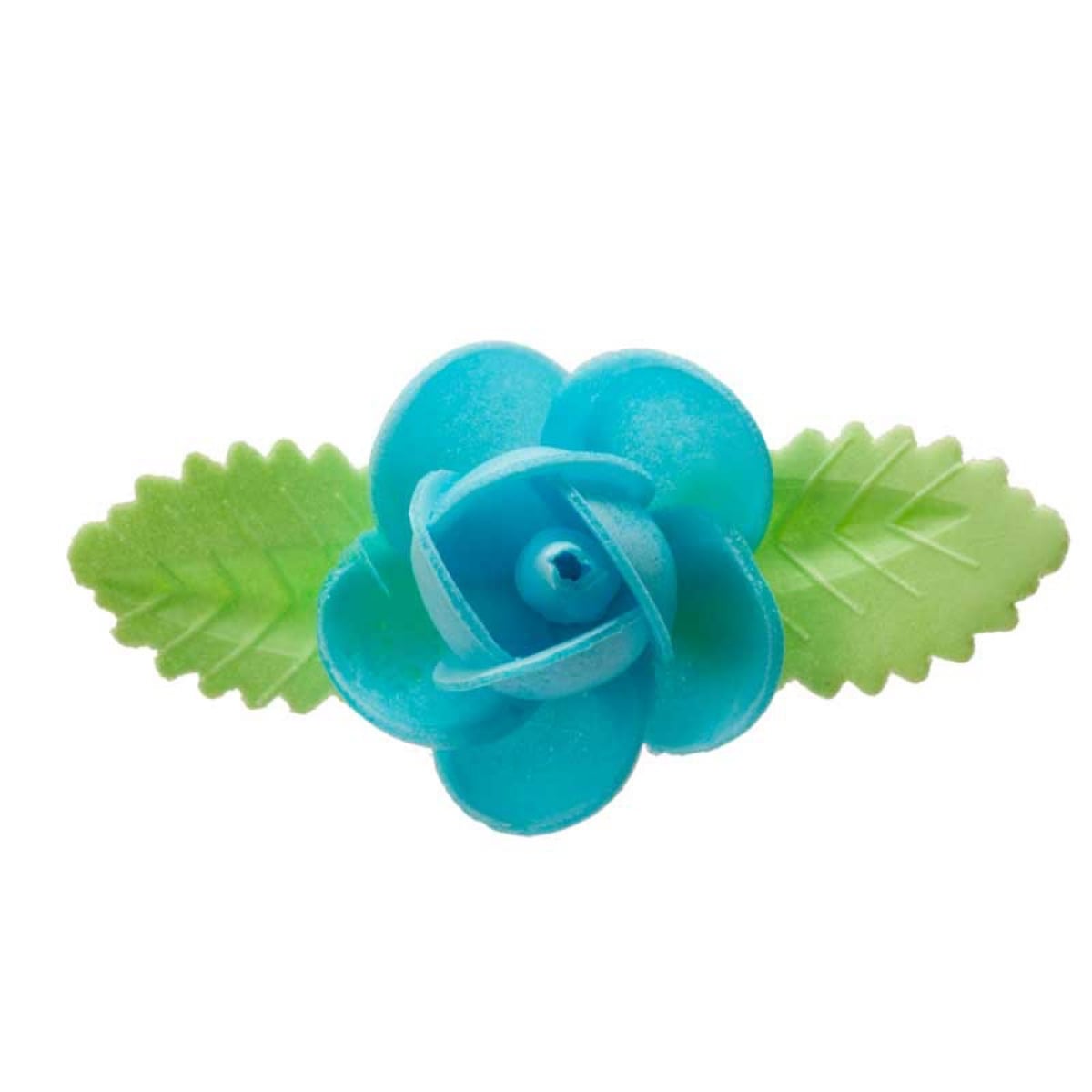 Roses en azyme avec feuilles (50pcs)