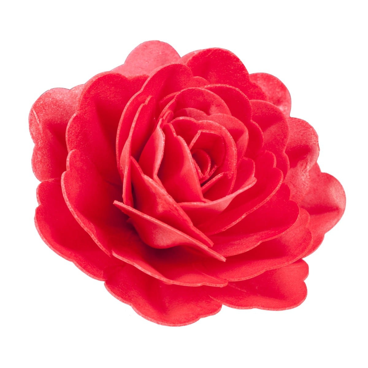 Décos comestibles - Rose Rouge 12.5cm