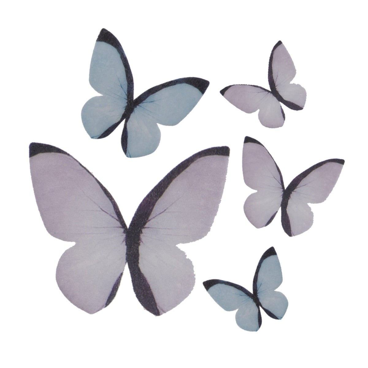 Décos comestibles - Papillon Pastel (79pcs)