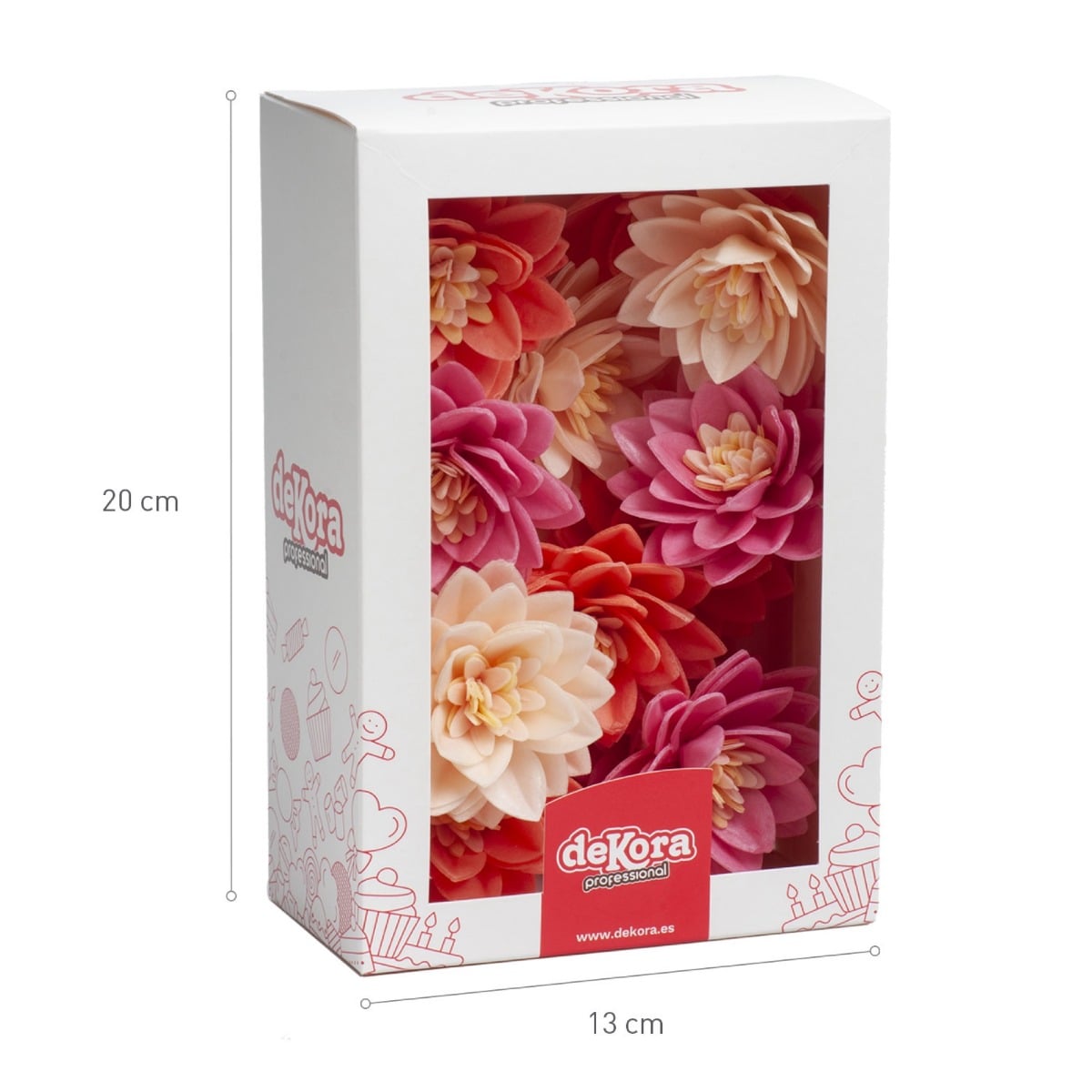 Fleurs de Lotus en azyme assorties (15pcs)