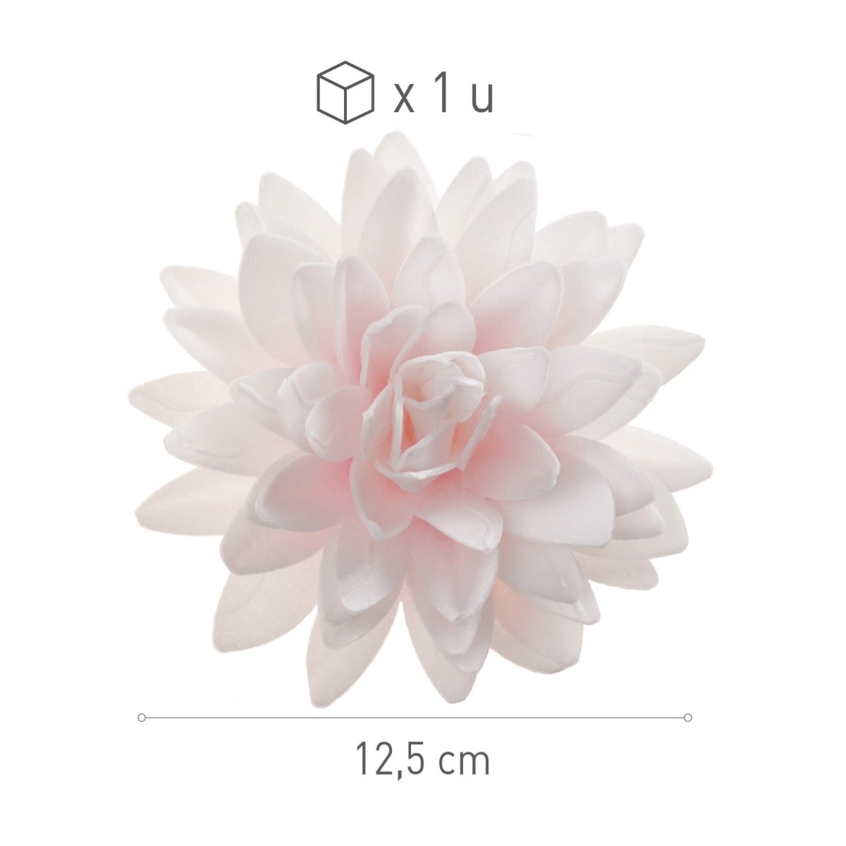 Fleurs Etoile Rose Ø12.5cm