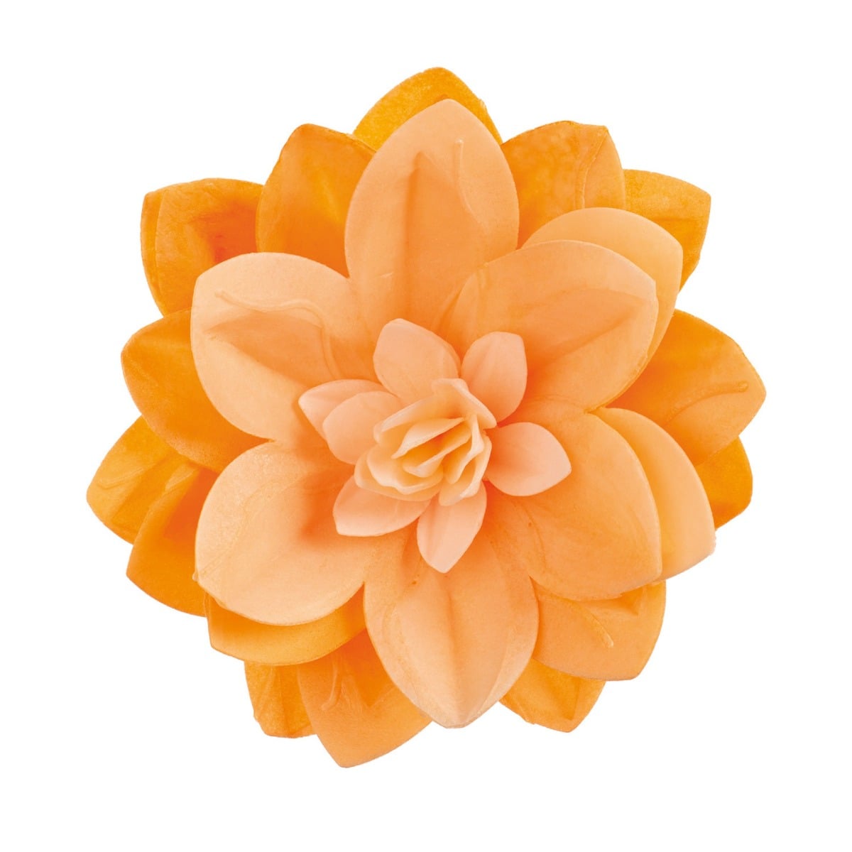 Fleur Nénuphar orange Ø14cm