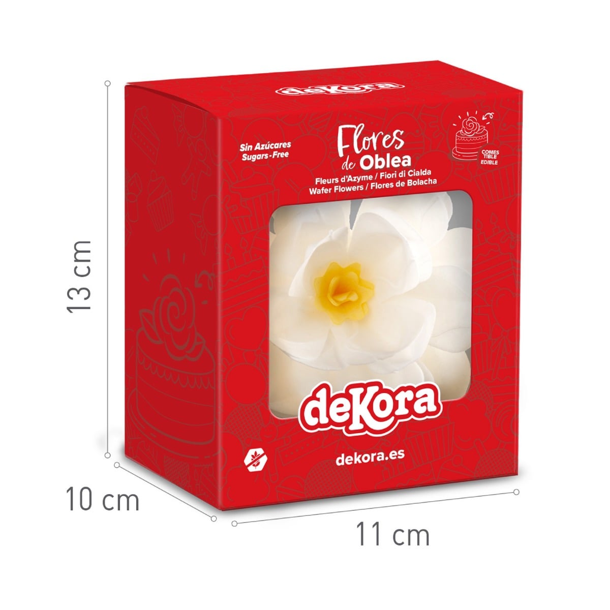 Fleur Blanche Ø12cm