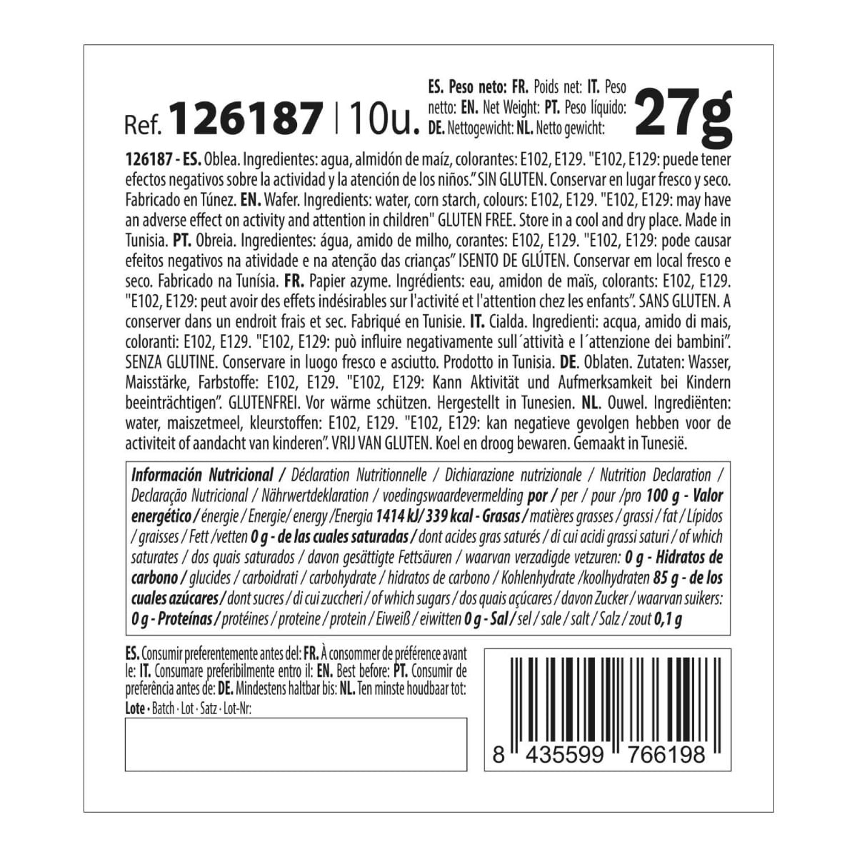 Fleurs Blanches Ø7cm (10pcs)