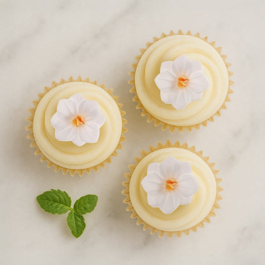 Fleurs Blanches Ø4cm (18pcs)