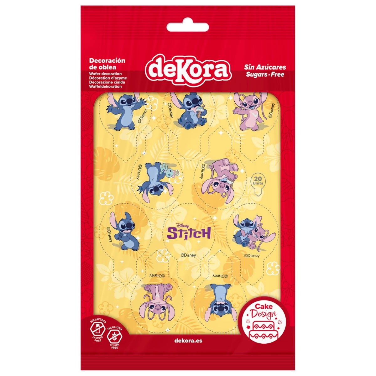 Minis Disques Comestibles - Stitch