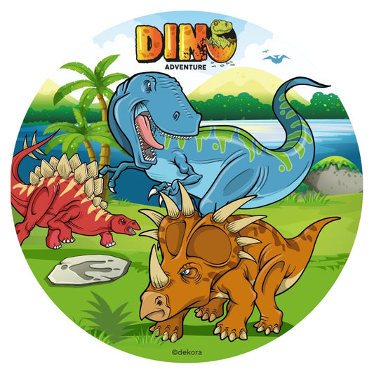 Disque comestible - Dinosaure (20cm)