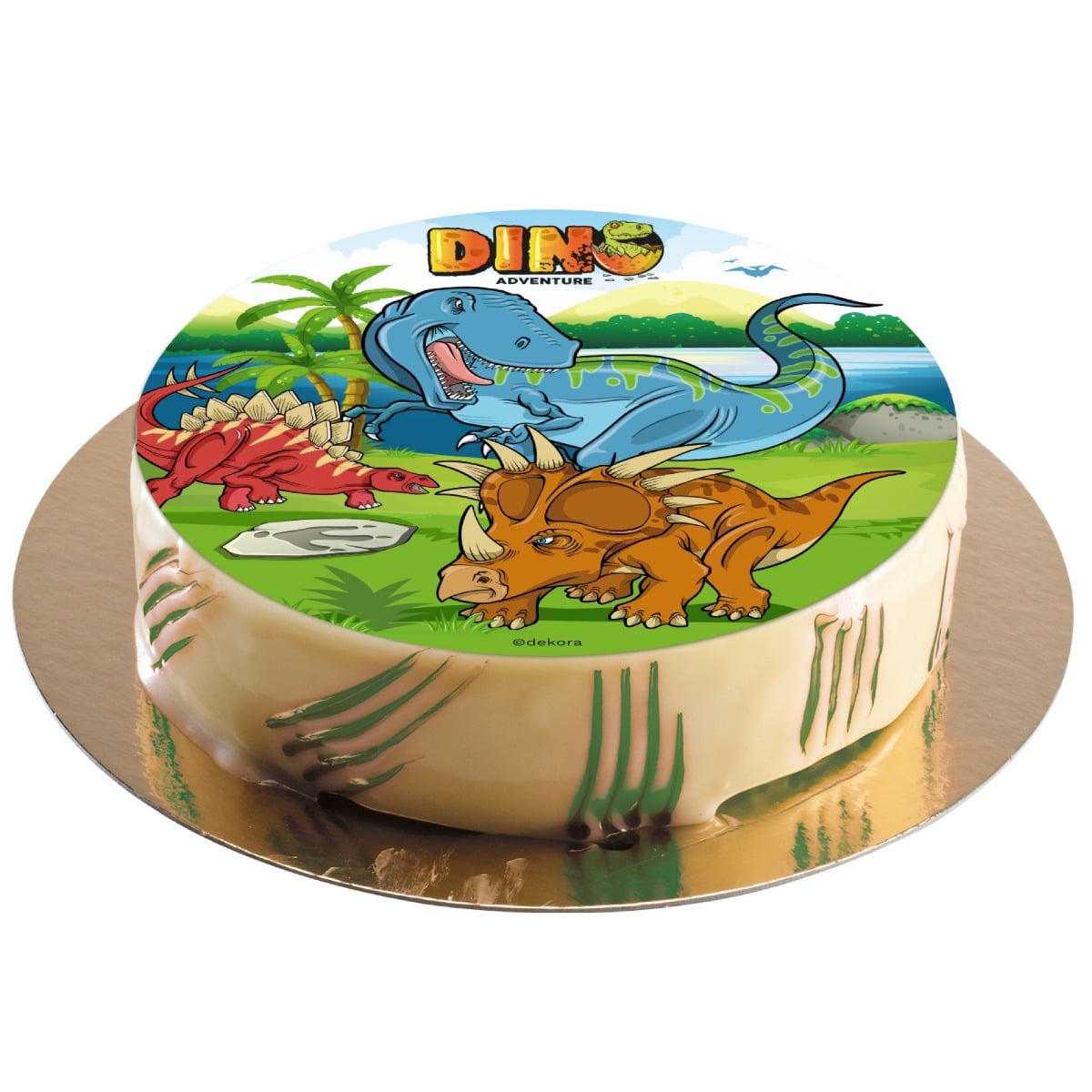 Disque comestible - Dinosaure (20cm)