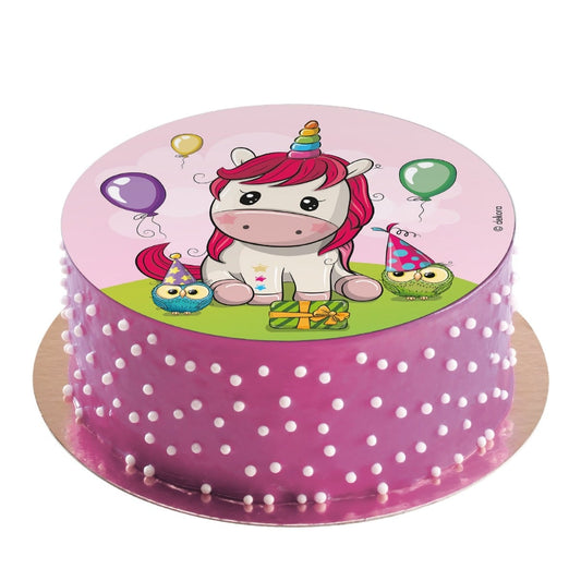 Disque comestible - Licorne (20cm)