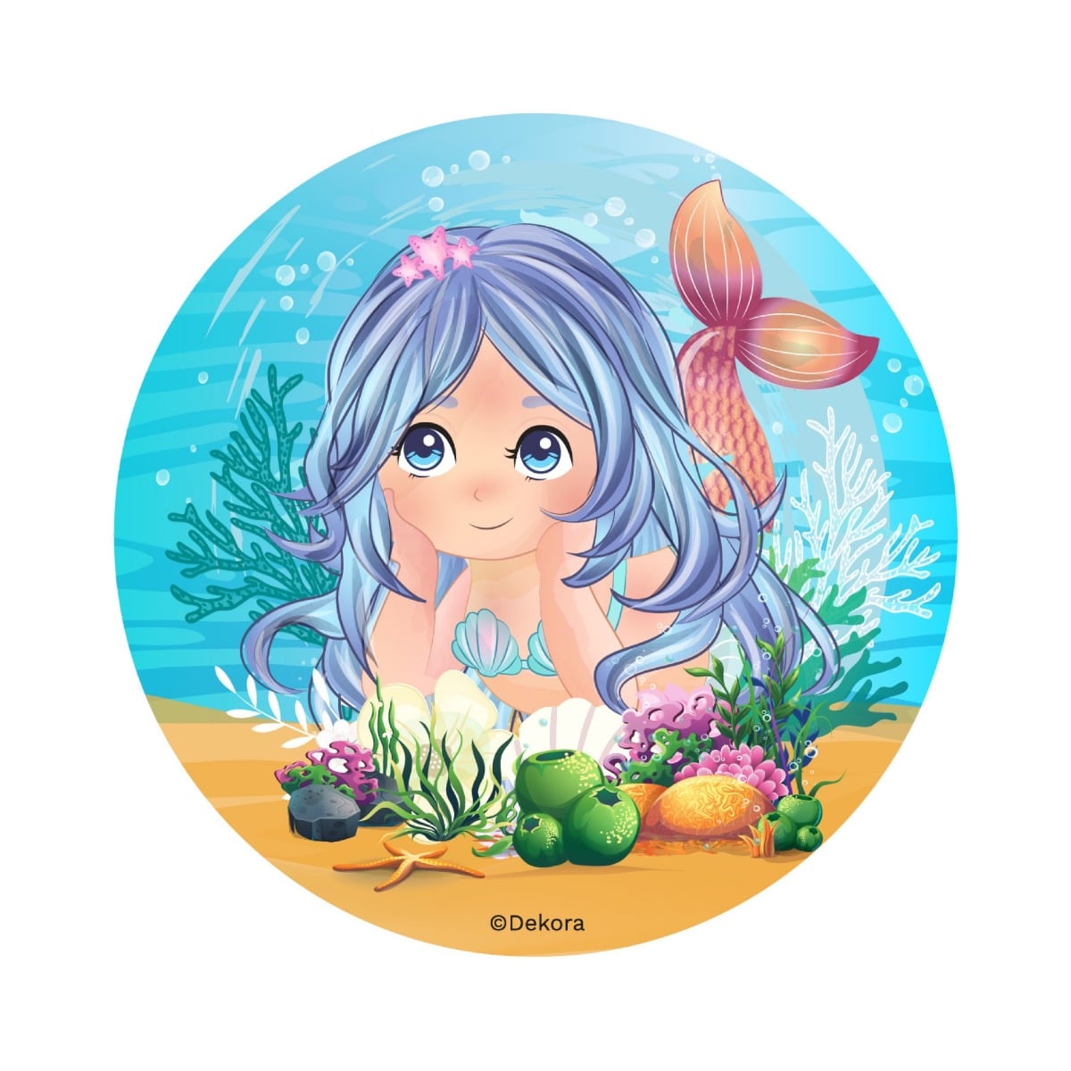Disque comestible - Sirène (20cm)