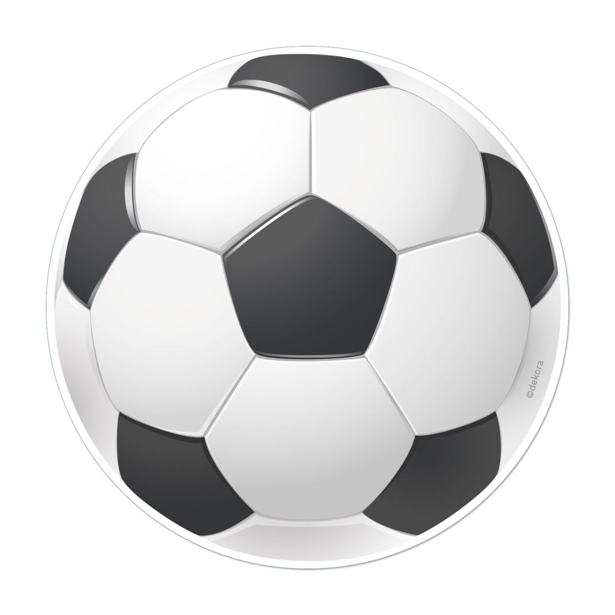 Disque comestible - Ballon de foot (20cm)