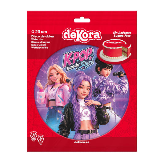 Disque azyme KPop Kandy Stars (20cm)