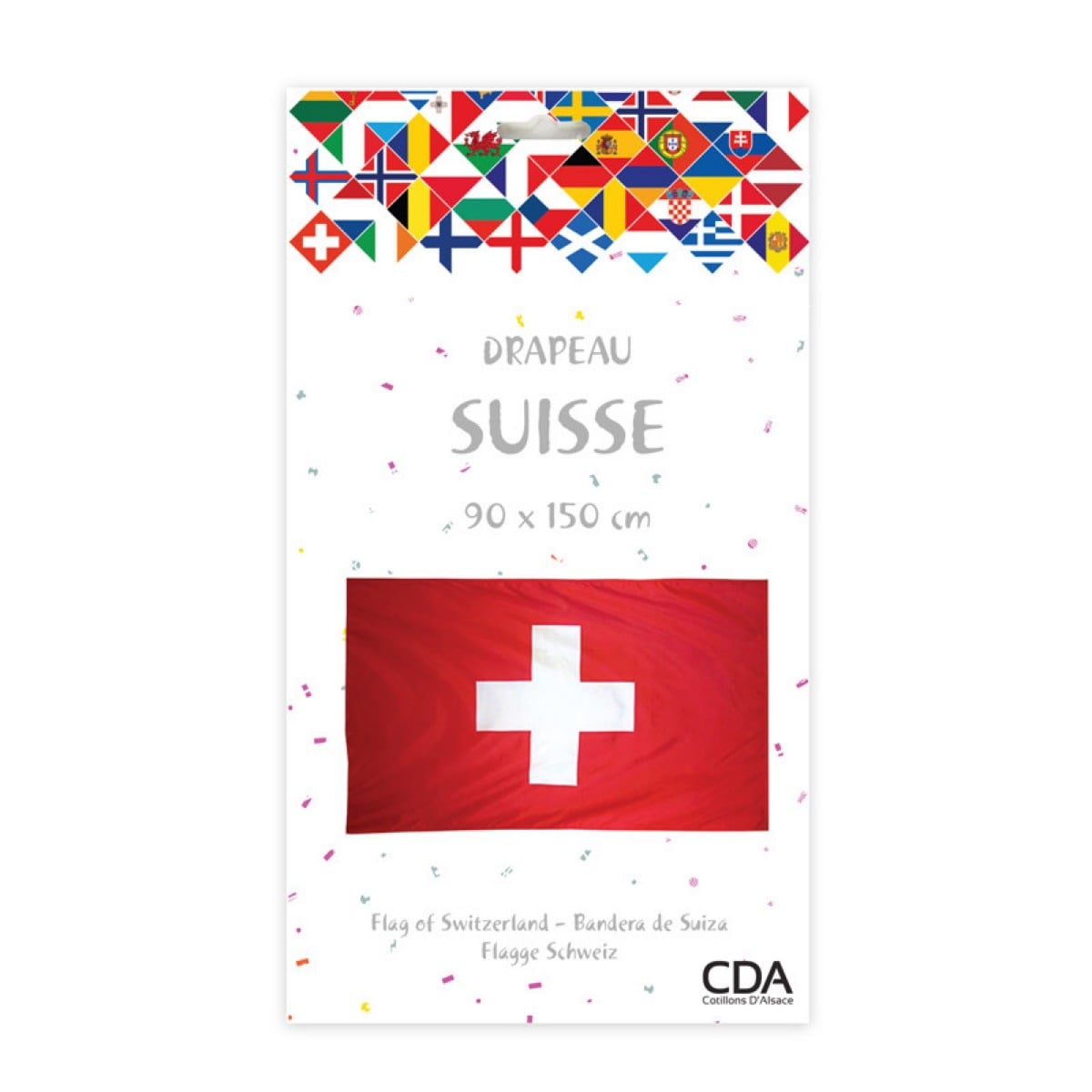 Drapeau Suisse 90x150cm