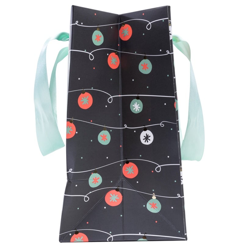 Sac cadeau M - Guirlandes de noël