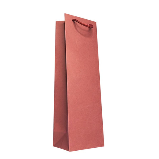 Sac cadeau pour bouteille - Rouge