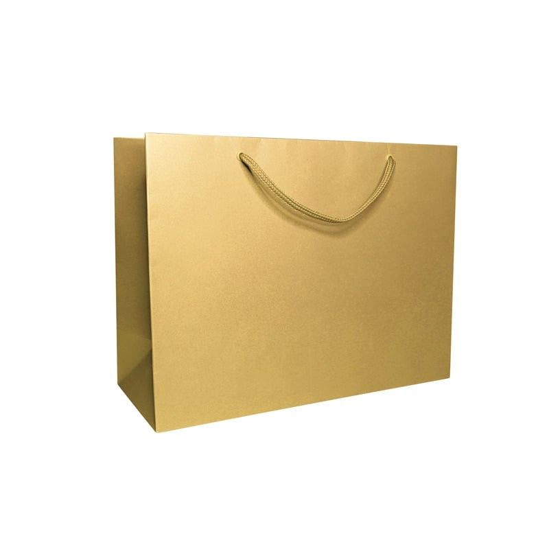 Sac cadeau L - doré