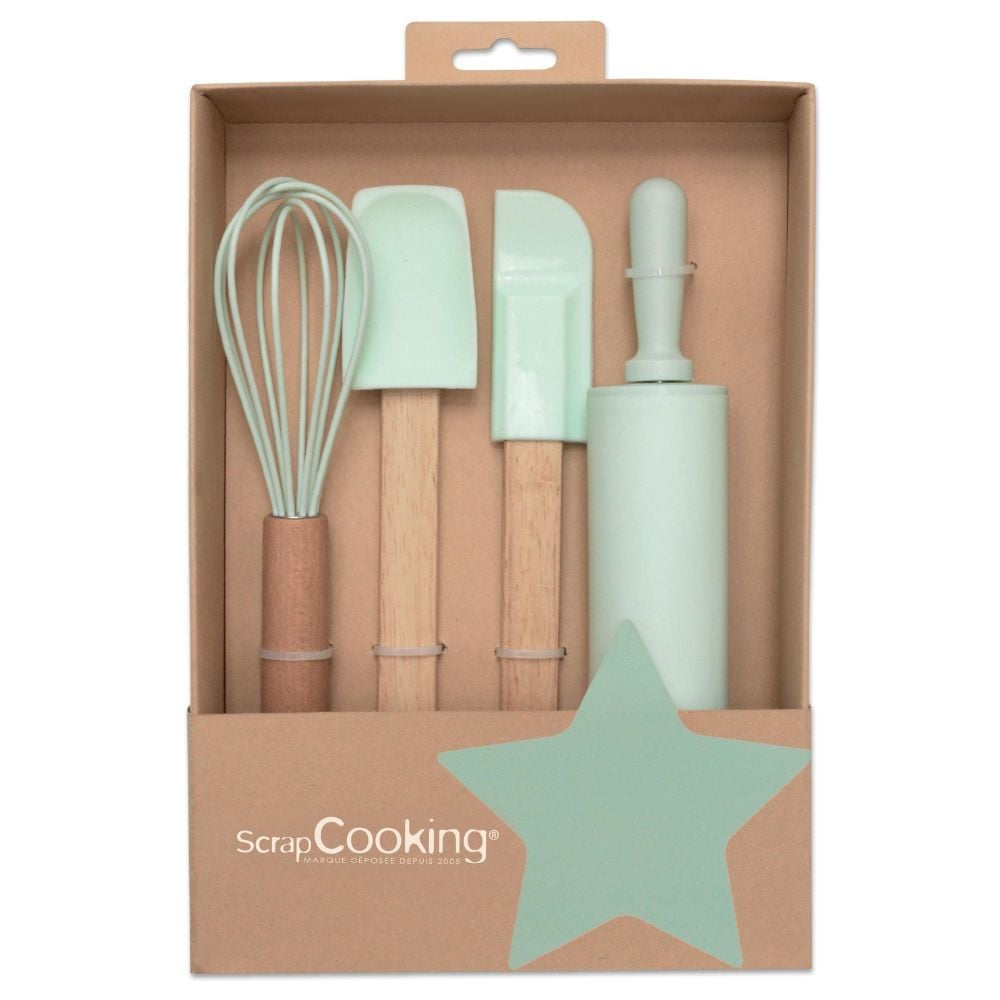 Coffret 4 ustensiles à pâtisserie
