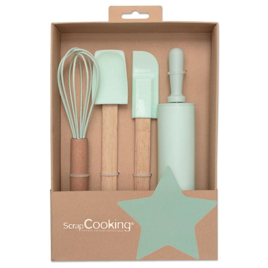 Coffret 4 ustensiles à pâtisserie