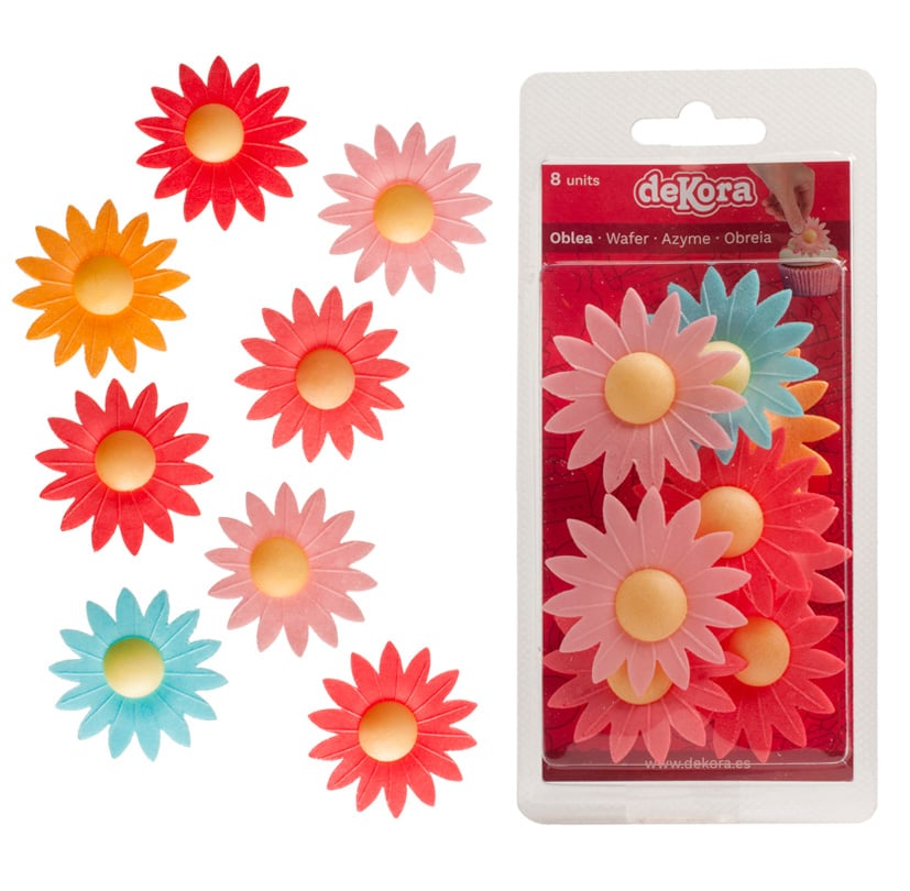 Décos comestibles - Marguerites (8pcs)