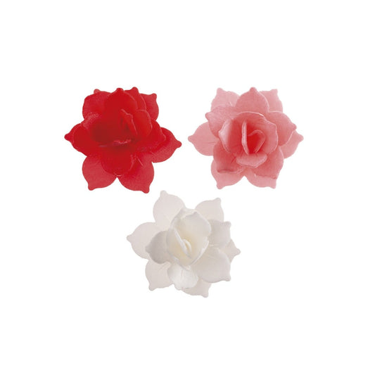 Mini Nénuphars Rouge/Rose 4.5cm (8pcs)