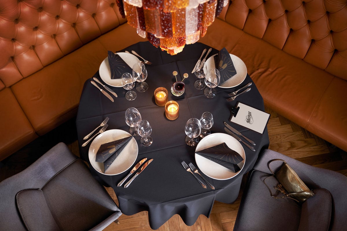 Nappe ronde Evolin® Ø 180 cm - Noir