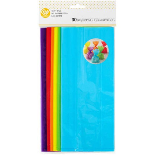 Sachets en plastique colorés (30pcs)
