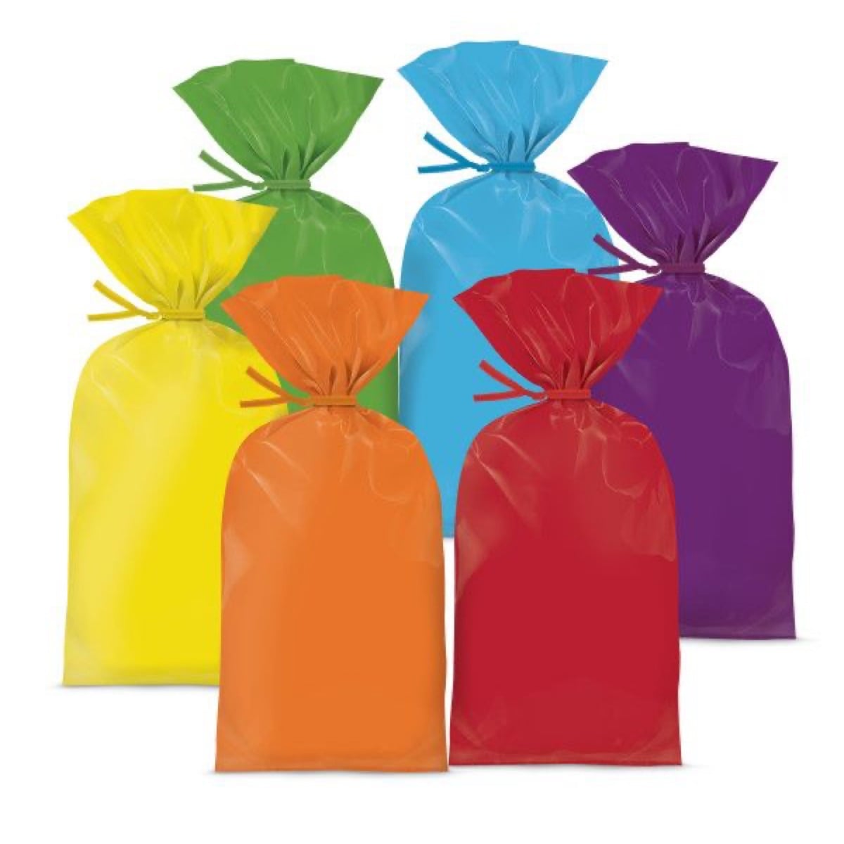 Sachets en plastique colorés (30pcs)