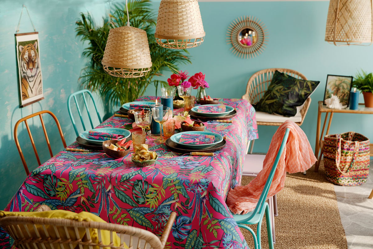 Nappe Chameleon Dunisilk® 138x220cm