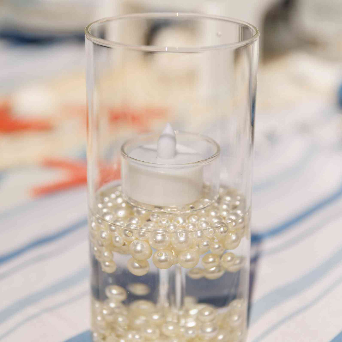 Perles blanches nacrées (50pcs)